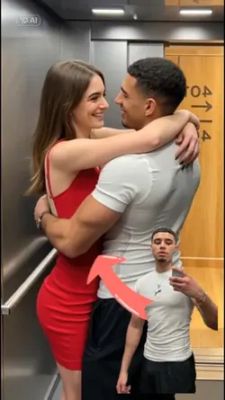 Hug Fake girlfriend