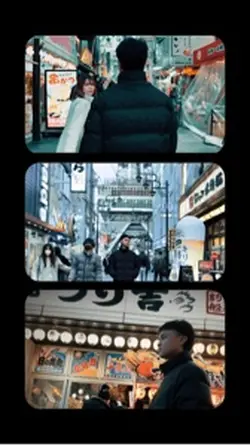 3 frame in 1 layer