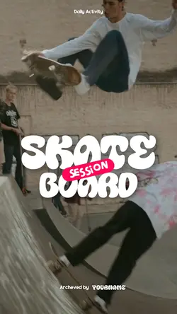 Skateboard session