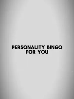 Personality bingo