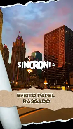 EFEITO PAPEL RASGADO