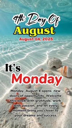 Monday, August 4
