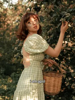 i am april he is 