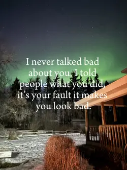 Your fault 