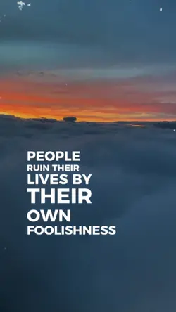 Proverbs 19:3