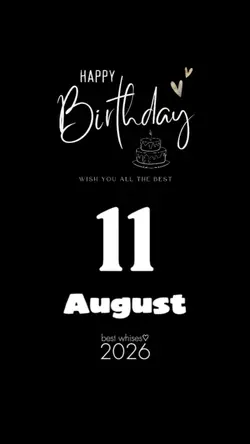 birthday 11 august