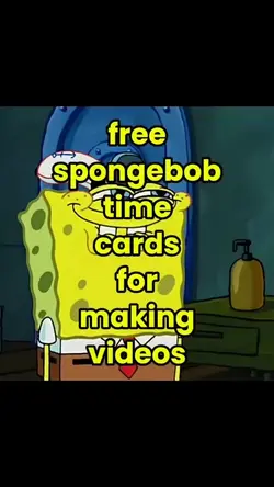 SpongeBob Time Cards