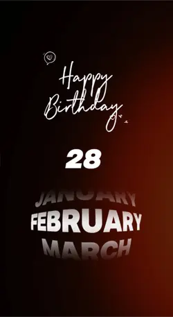 BIRTHDAY 28 FEBRUARY
