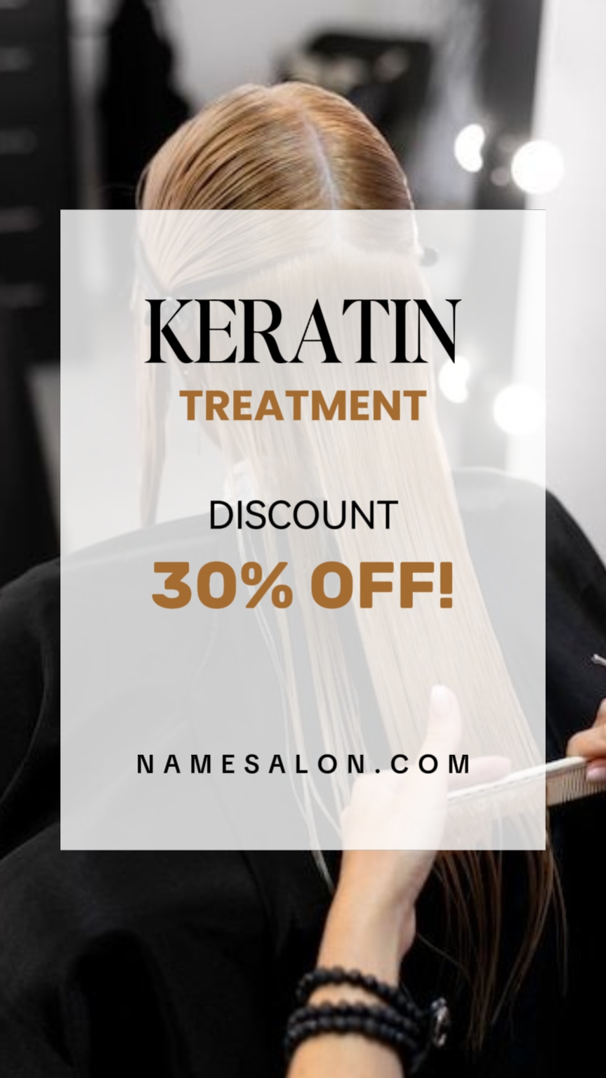 Templates Keratin Conditioner Advertisement - Pippit