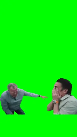 2 guys laughing