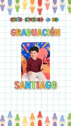 invitación graduació