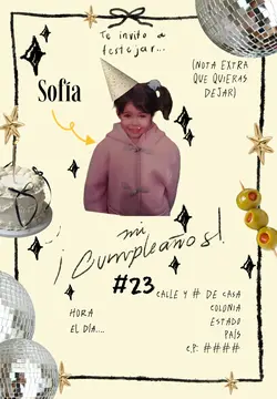 Invitación cumple🎂🩷