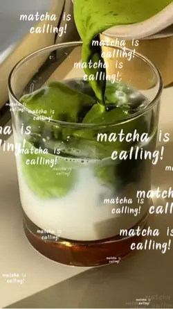 matcha is calling