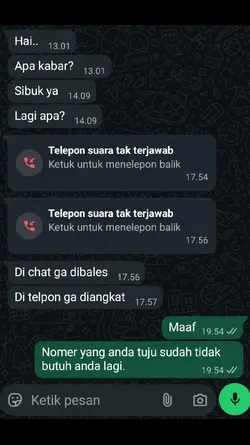 sudah ga butuh