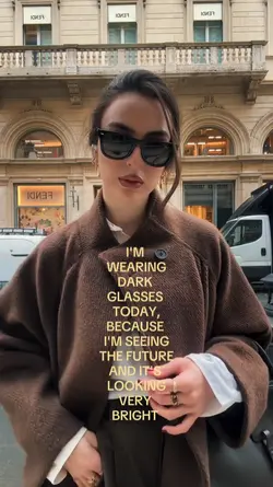 wearing dark glasses