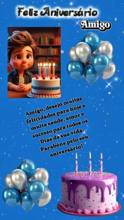 Aniversário Amigo