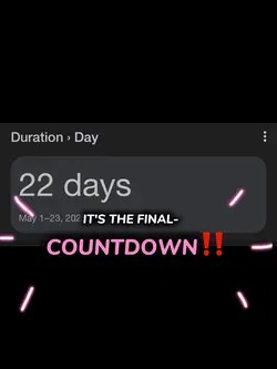 FINAL COUNTDOWN‼️