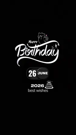 hbd 26 june 2026