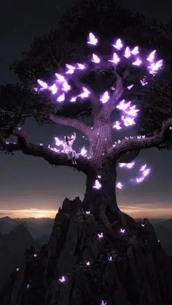 Purple butterfly #3