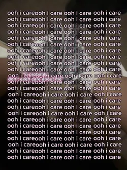 i care .