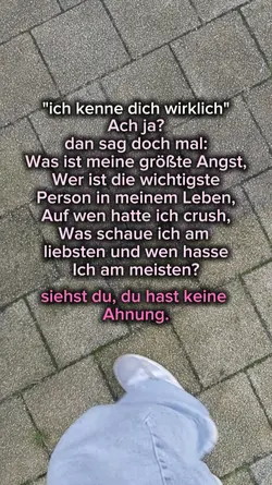 du kennst mich nicht