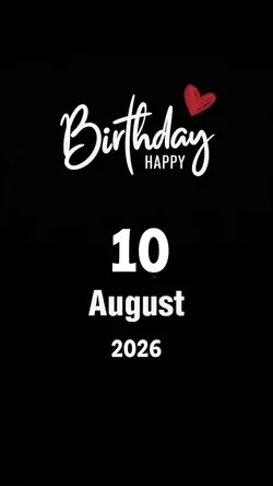 Hbd 10 August 2026 