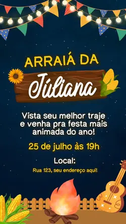 Arraiá | Convite 