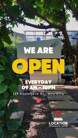 we are open 