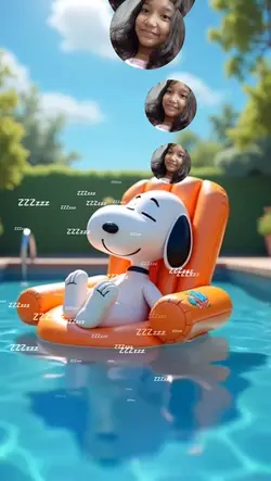 Snoopy mimpi