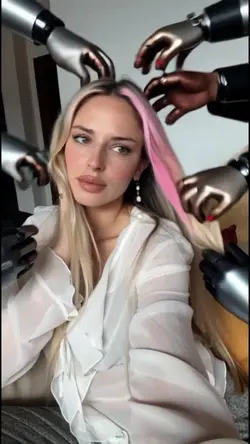 Pink Hair Try-on