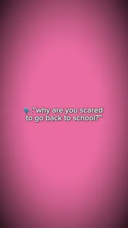 Scared for school