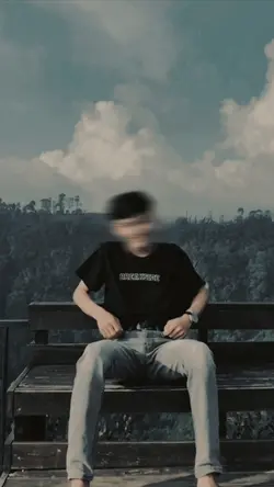Efek blur wajah