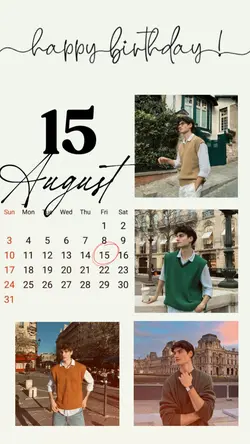 BIRTHDAY 15 AUGUST