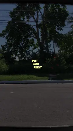 put God first