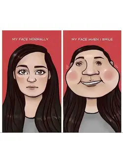 chubby cheeks