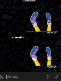 teks bisa diganti 