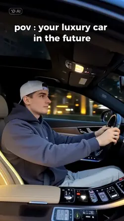 AI fake luxury car