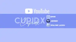 blue YouTube banner