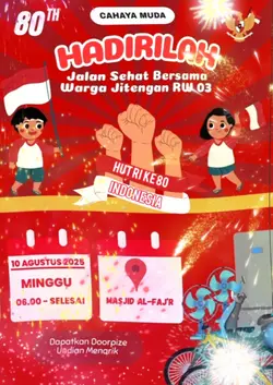 Pamflet Jalan Sehat