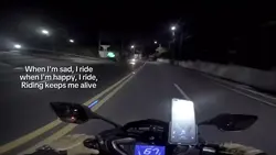 riding keeps mealive