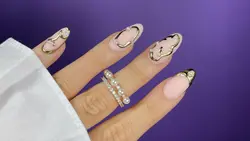 Tuto Ongle Perle Or