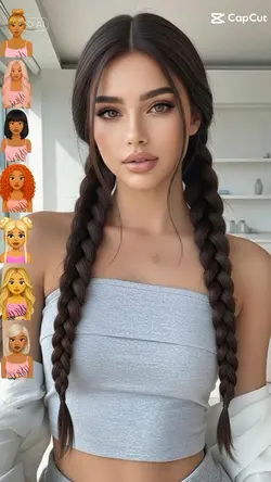 mudança de cabelo