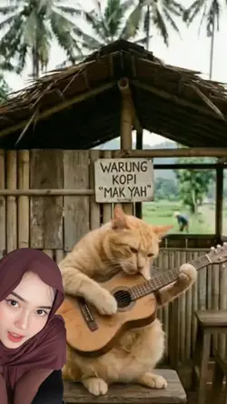 trend kucing nyanyi 