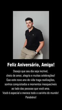 Aniversário Amigo