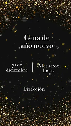 Año nuevo invitación