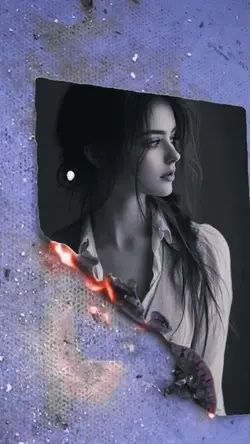 burning photo