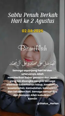 sabtu penuh berkah