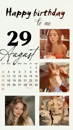 BIRTHDAY 29 AUGUST