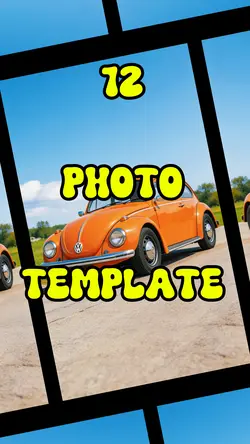 12 Photo Template 