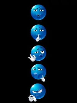 blue emoji edit
